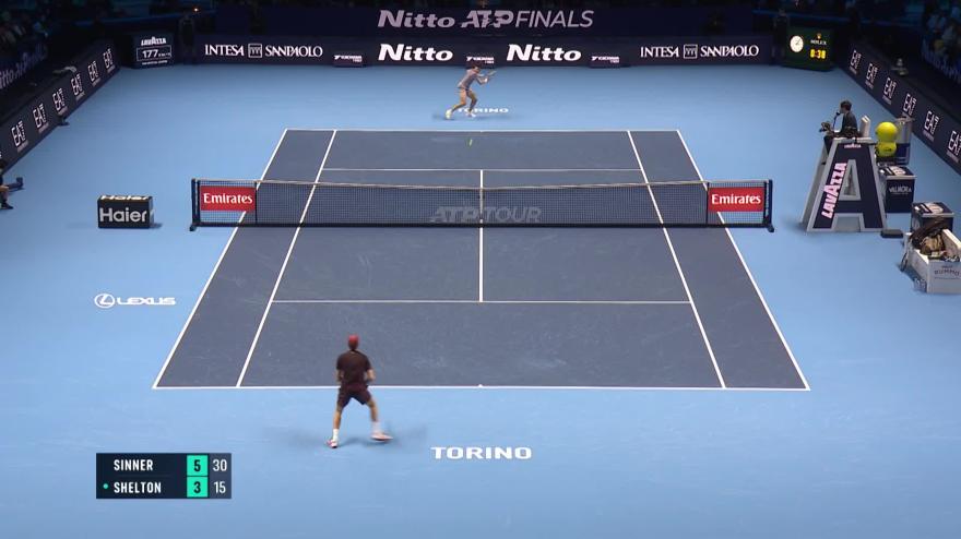 Sinner è semplicemente ingiocabile: gli highlights della vittoria contro Shelton Sinner è semplicemente ingiocabile: gli highlights della vittoria contro Shelton