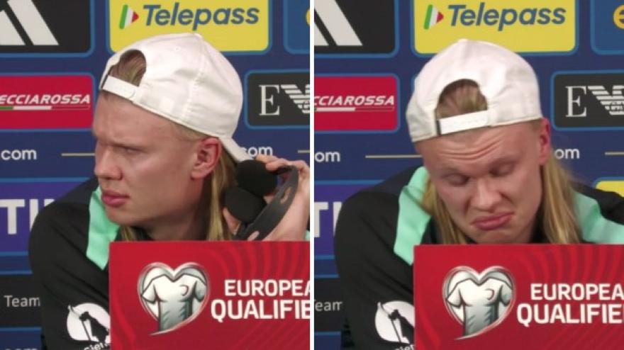 "Pio Esposito, chi?": la reazione di Haaland alla domanda