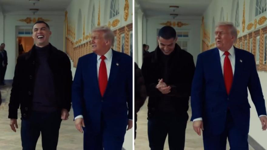 Trump e la battuta a Ronaldo: il portoghese scoppia a ridere Trump e la battuta a Ronaldo: il portoghese scoppia a ridere