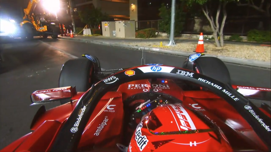 F1, GP Las Vegas: highlights prove libere. Problema al cambio per Leclerc