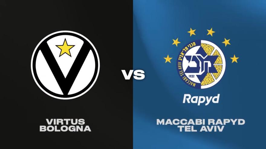 la virtus non sbaglia maccabi ko e quinta vittoria di fila gli highlights