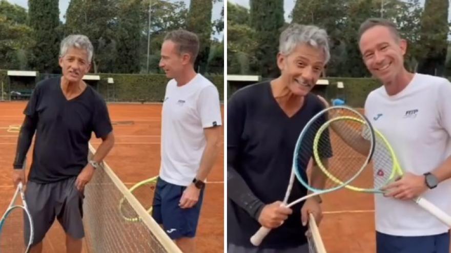 Fiorello, Volandri e quel rito scaramantico prima della Davis...