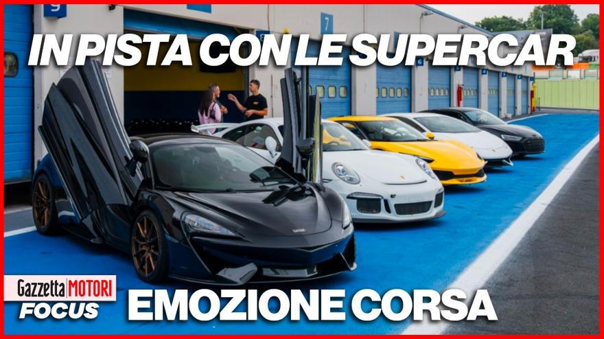 Emozione Corsa, in pista con le supercar, fra corsi di guida sportiva e hot laps