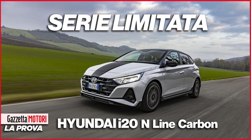 Hyundai i20 N Line Carbon: sensazioni speciali, solo per l