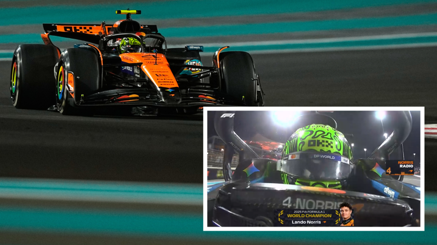 "Sei campione del mondo!": il box McLaren esulta e Lando Norris reagisce così "Sei campione del mondo!": il box McLaren esulta e Lando Norris reagisce così