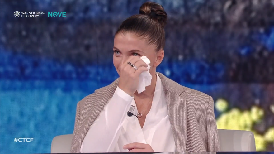 Sara Errani in lacrime da Fazio: commozione per la clip olimpica