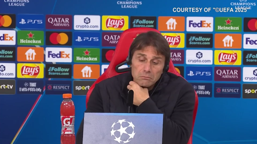 Conte post Benfica: "Non siamo né ignoranti né presuntuosi"
