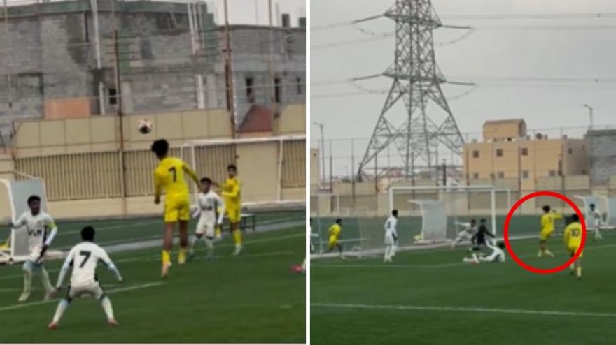Cristiano Jr. sulle orme del padre: gol nel derby giovanile tra Al Nassr e Al Ittihad