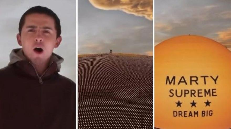 Cosa ci fa Timothée Chalamet in cima alla Sphere di Las Vegas? Il video è impressionante