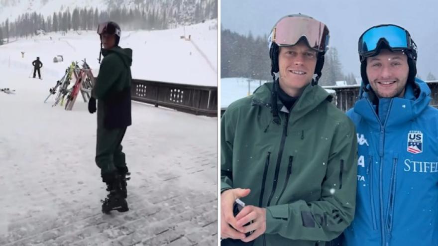 Sinner, le vecchie abitudini non muoiono mai: Natale sugli sci in Trentino