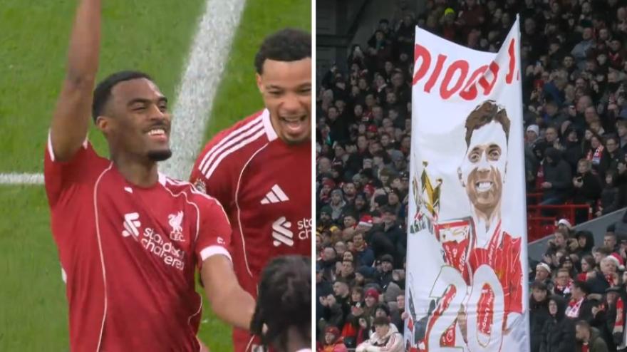 Il Liverpool vince nel segno di Jota: Gravenberch lo omaggia così
