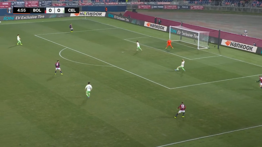Highlights Bologna-Celtic: Skorupski, che erroraccio! Ma poi il mancino di Rowe...