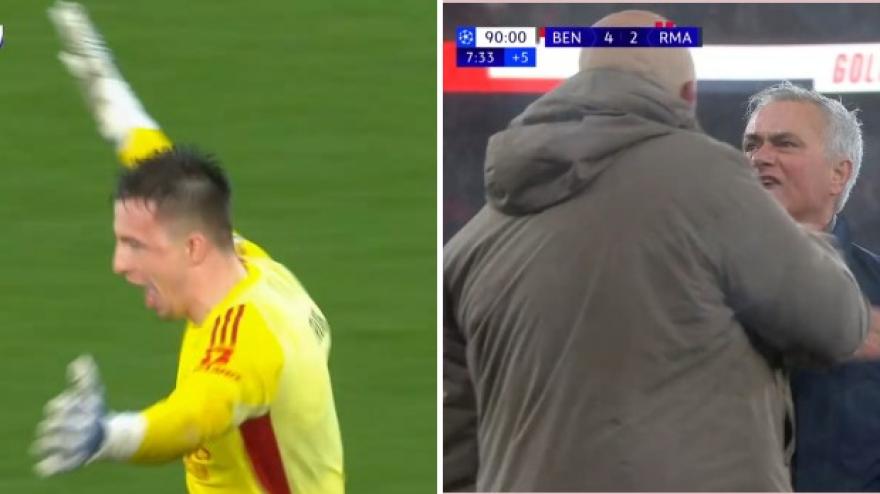 Trubin in mischia manda il Benfica di Mou ai playoff allo scadere: delirio a Lisbona!