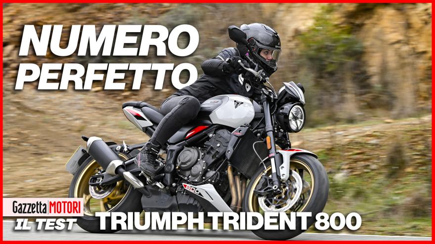 Triumph Trident 800, l'equilibrio del tre cilindri
