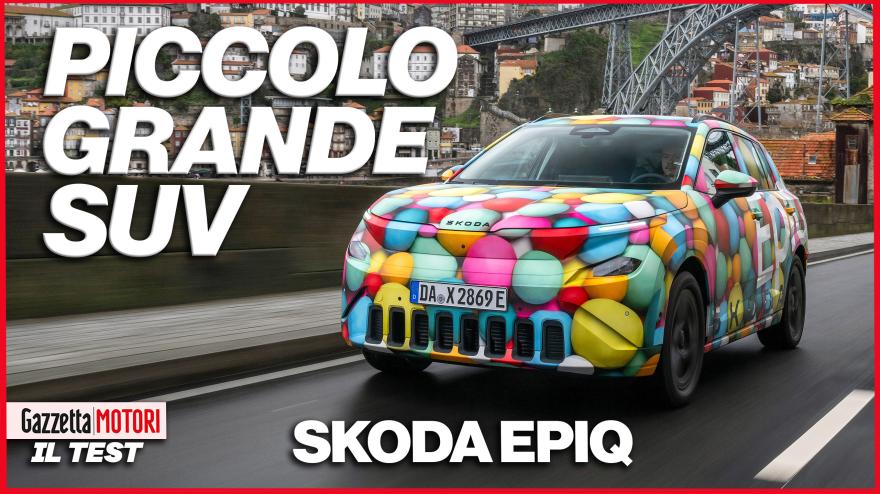 Škoda Epiq, la prova: autonomia e tanto spazio per il crossover elettrico da città