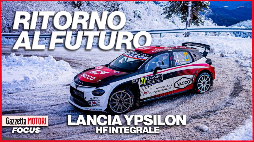 Lancia Ypsilon HF Integrale Rally2, il video onboard della prova a Montecarlo con Crugnola