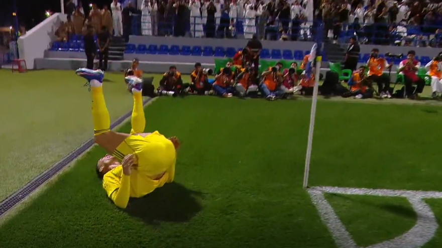 Cristiano Ronaldo, che fai? L'esultanza è diversa dal solito