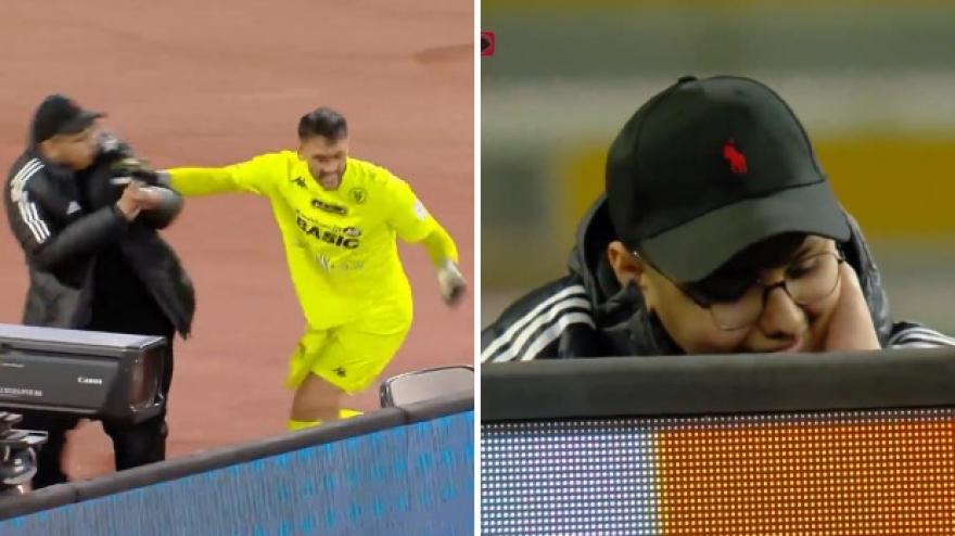 Spintona il raccattapalle e si becca un giallo: brutta scena in Arabia