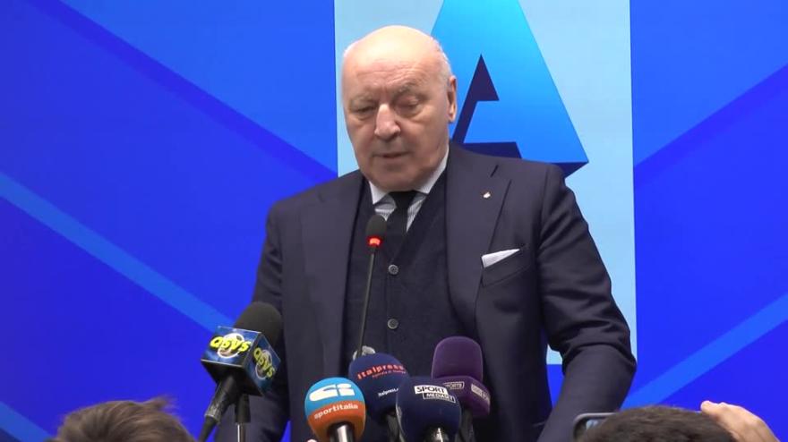 Inter, Marotta: "Bastoni ha sbagliato, ma la gogna mediatica è stata eccessiva"