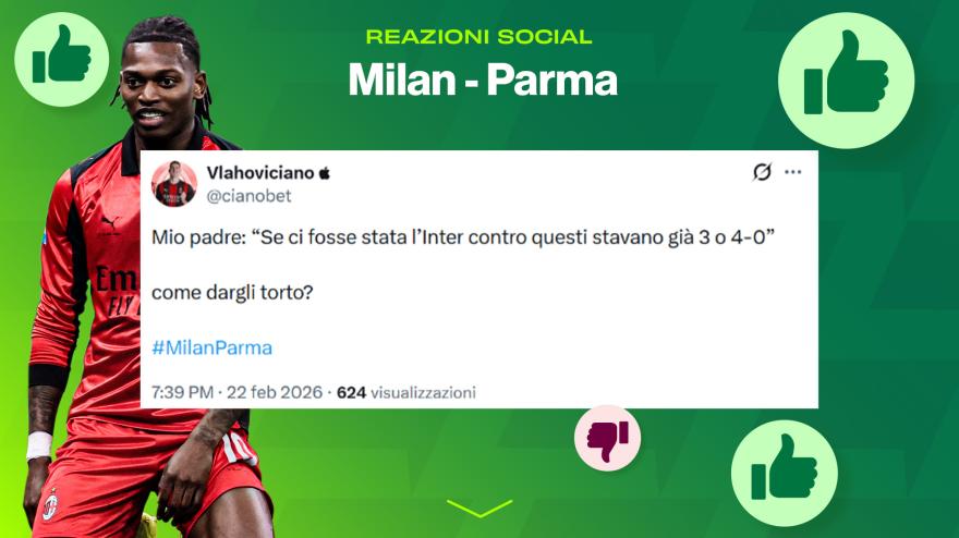 Dalla "fatal Parma” al "cavallo di Troilo": le reazioni social a Milan-Parma