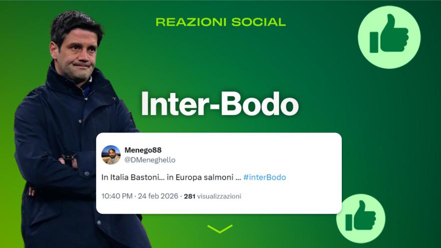 pioggia di critiche per tutti inter bodo glimt le reazioni social da Gazzetta.it pioggia di critiche per tutti inter bodo glimt le reazioni social