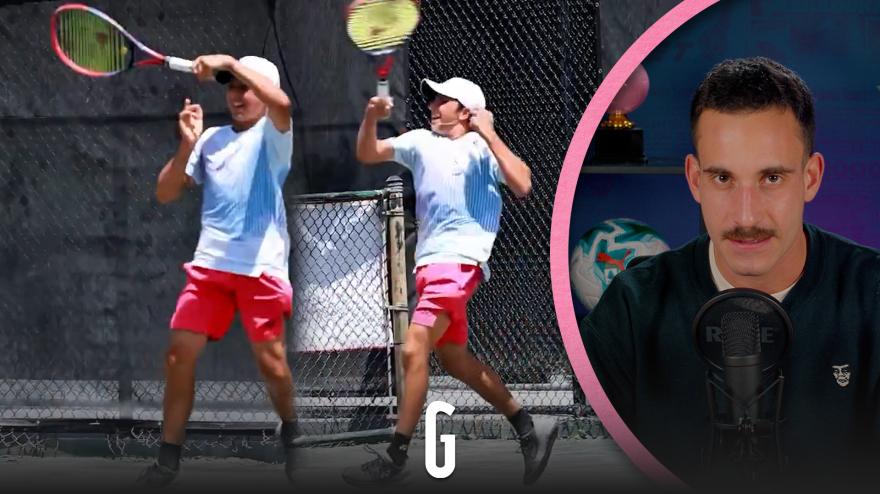 Davidov, il tennista ambidestro che gioca con due diritti: a 15 anni ha già un punto ATP!