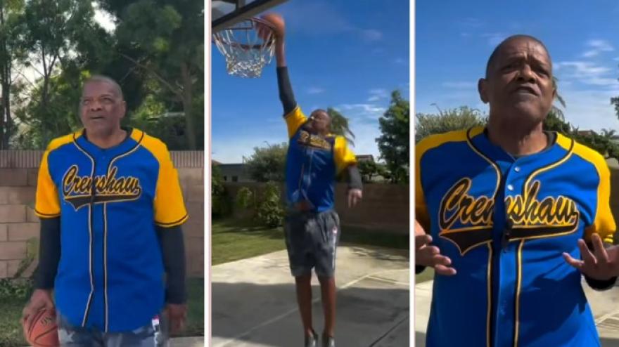 Riconoscete l'ex stella Nba? A 70 anni Johnson schiaccia ancora così!