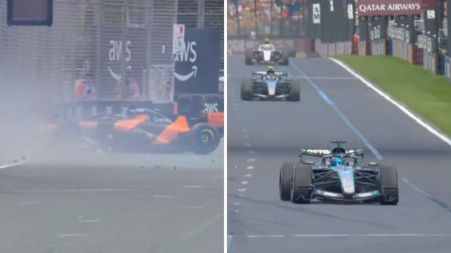 GP Australia, vince Russell. Disastro Piastri! Gli highlights