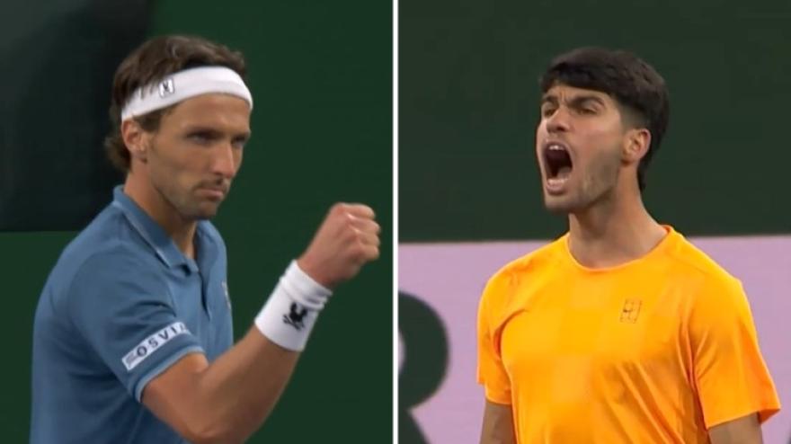 Rinderknech sorprende Alcaraz, ma la reazione dello spagnolo è da campione