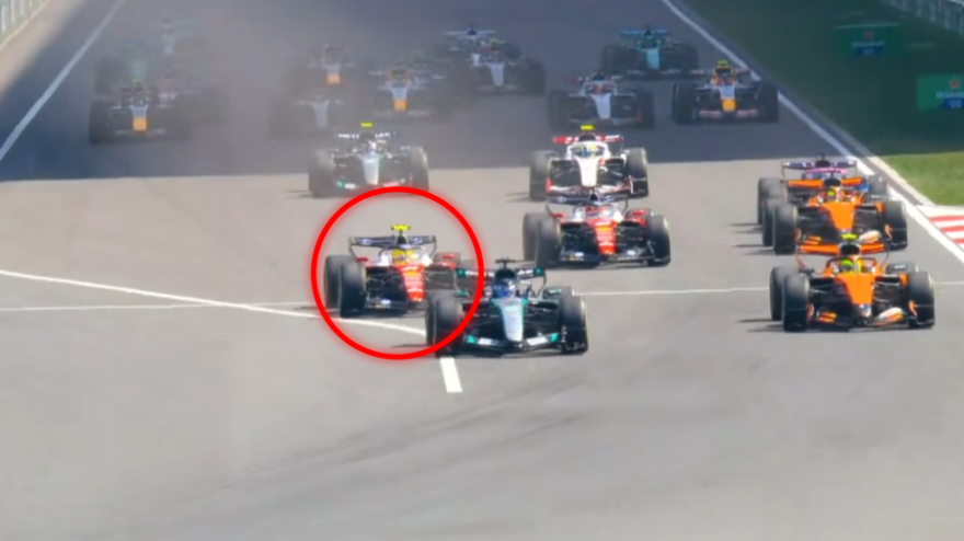 Hamilton, partenza clamorosa nella Sprint: va al comando così