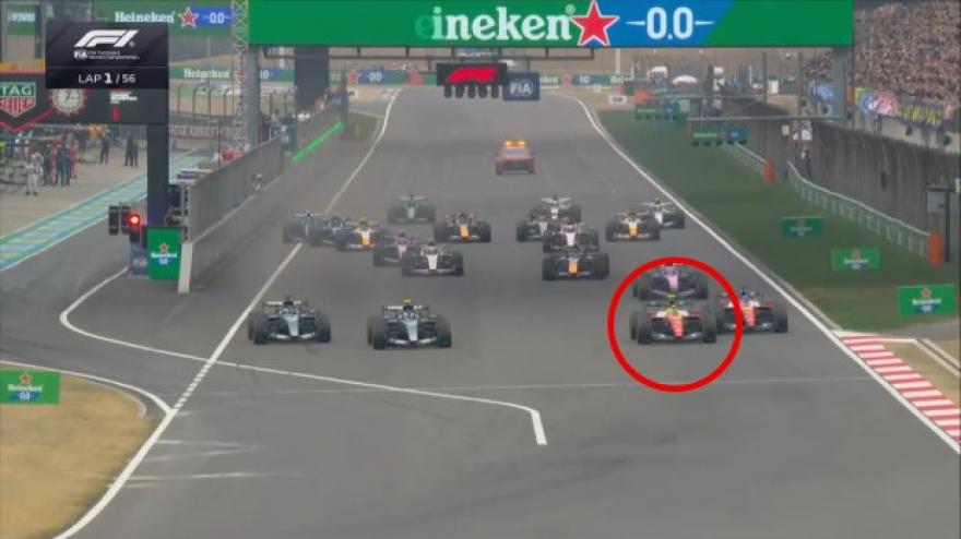 Hamilton subito in testa! Partenza perfetta nel GP di Cina