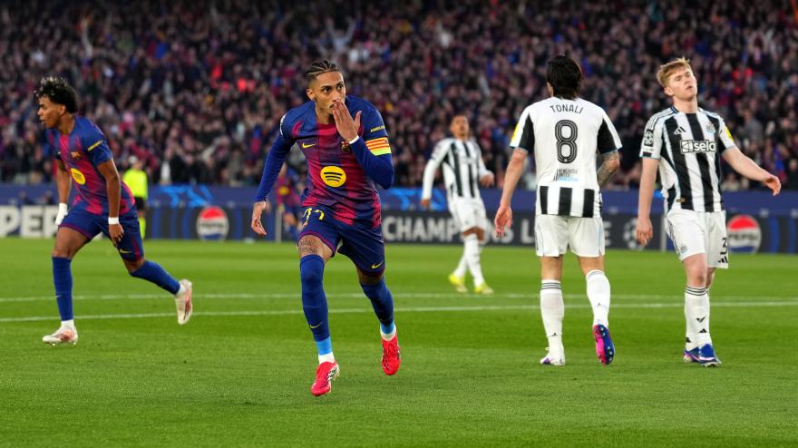 Raphinha e Yamal incontenibili: Barcellona-Newcastle 7-2, highlights