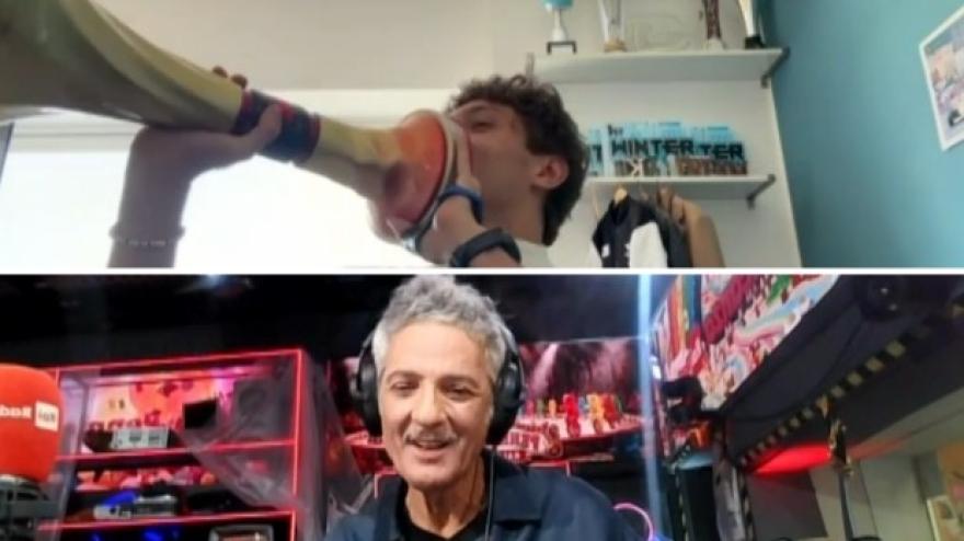 Antonelli ospite di Fiorello a "La Pennicanza": "Spero che vinca il Bologna"