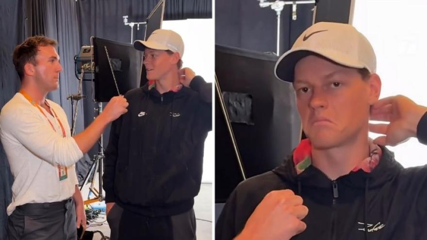 Sinner, la domanda è senza senso: la reazione di Jannik è tutta da ridere