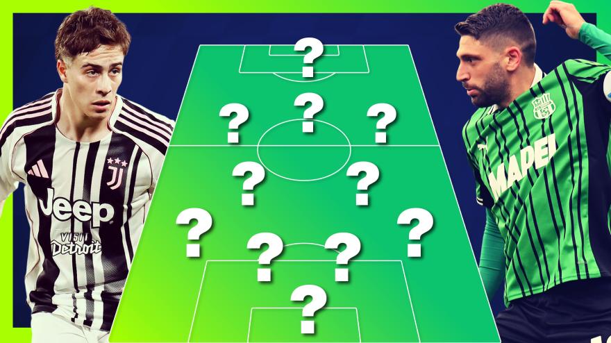 Juventus-Sassuolo, le formazioni: Spalletti punta su Perin, torna il falso nueve