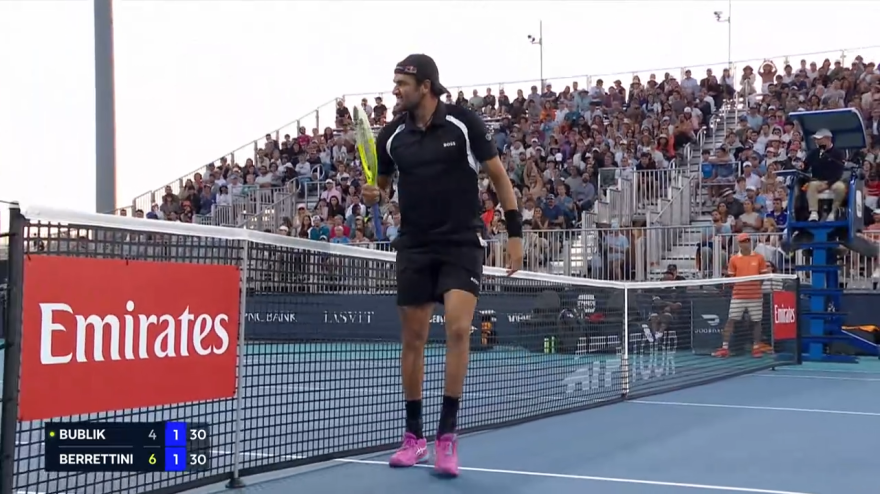 Highlights Berrettini-Bublik 6-4 6-4: Matteo vince e convince, ma che fatica!