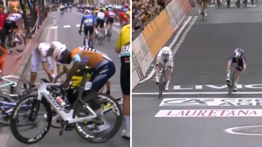 Milano Sanremo highlights: Pogacar cade, si rialza e vince Milano Sanremo highlights: Pogacar cade, si rialza e vince