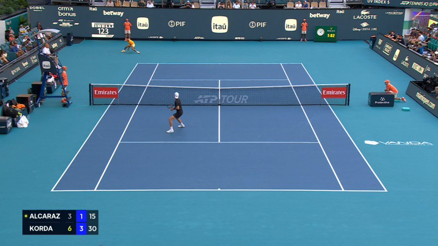Alcaraz, lob inspiegabile contro Korda: è il punto del torneo?