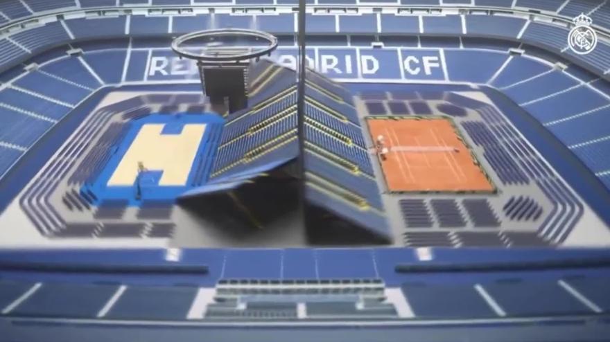 Sinner-Alcaraz al Bernabeu? Il video della trasformazione dello stadio del Real