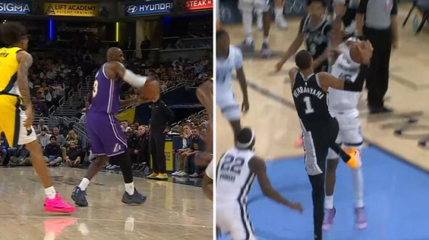 Nba, top 5: LeBron, l'assist è geniale. E Wembanyama schiaccia su chiunque