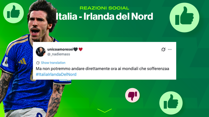 Italia-Irlanda del Nord, i tifosi: "Dove andiamo con questi?". Poi segna Tonali e…