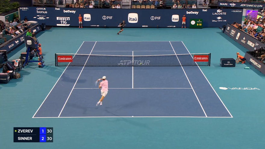 Sinner da urlo, Zverev dominato: highlights Atp Miami