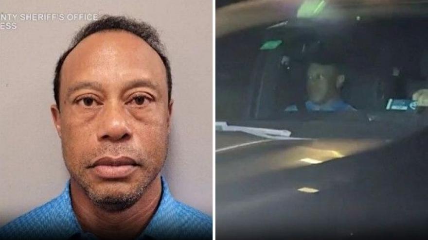Tiger Woods lascia il carcere dopo l'arresto per guida in stato d'ebbrezza