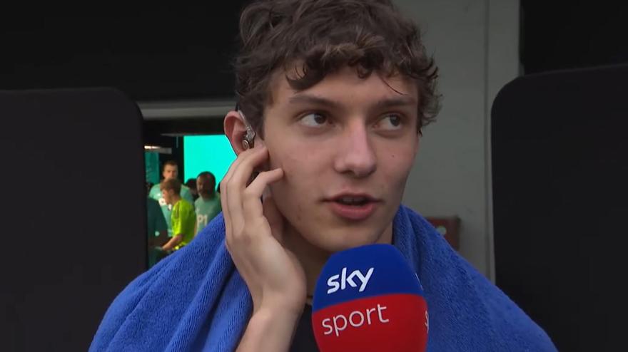 Kimi Antonelli: "Ho scritto a Sinner, durante la finale sarò in viaggio ma..."