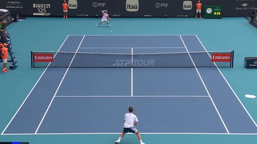 Sinner batte Lehecka e vince a Miami: gli highlights della finale