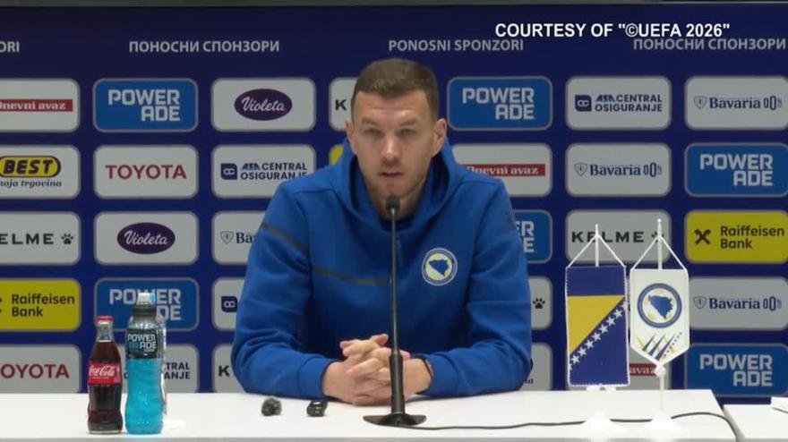 Dzeko stuzzica l'Italia: "Se teme il Galles c'è un problema, ha paura"