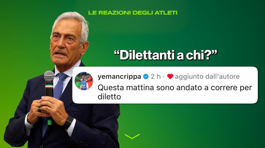 "Il cuoco di un calciatore guadagna più di me": le reazioni degli atleti olimpici alla frase di Gravina