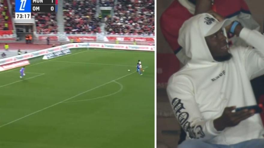 Balogun, pallonetto-capolavoro e Marsiglia ko: sugli spalti c'è Bolt che non ci crede!