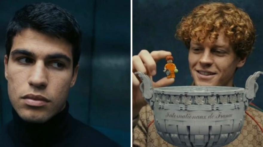 Sinner, Alcaraz & Co.: la finta pubblicità fatta con l'IA è geniale