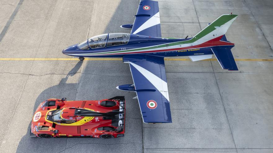 Frecce Tricolori e Ferrari 499P, il video ufficiale